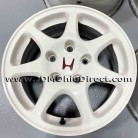 JDM EK9 Civic Type R White 5 Lug Wheels